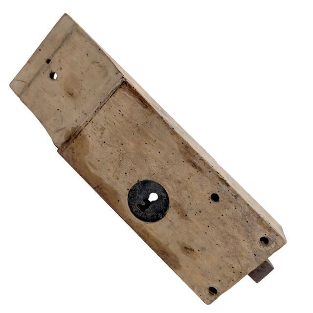 Antique Wrought Iron Lock From The Period
