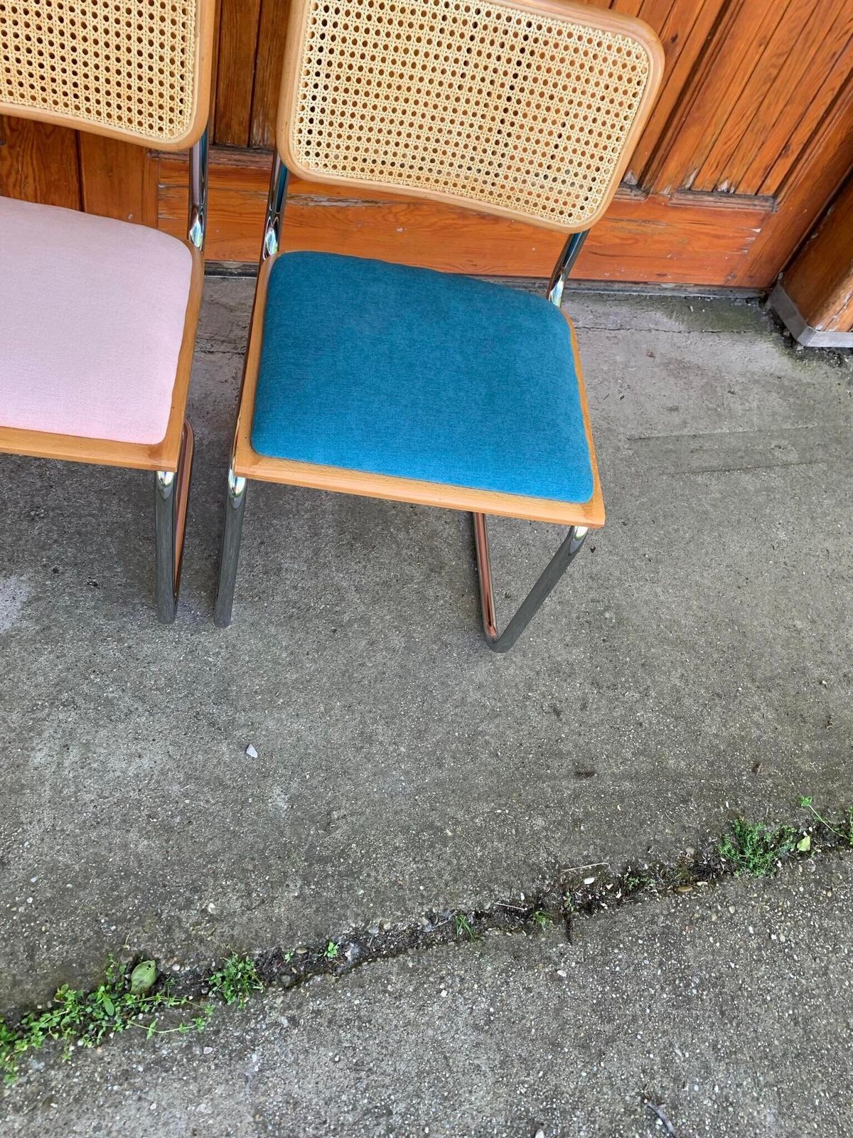 Mid Century Modern Italian Marcel Breuer B32 Cesca Chairs, 70s Set Of 2 photo vinterior
