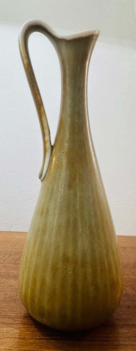 95.0 1950s Mid Century Modern Swedish Gunnar Nylund For Rörstrand Jug Vase Model Arl photo