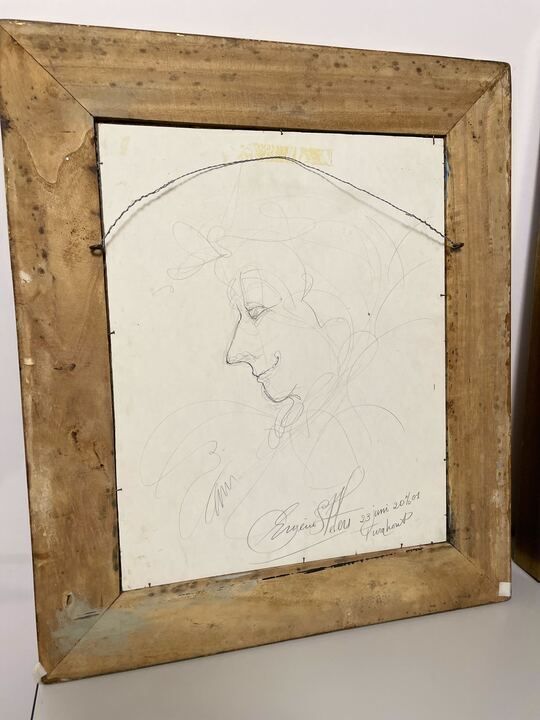 Eugene Peters 1946 Portrait Of A Woman photo Art