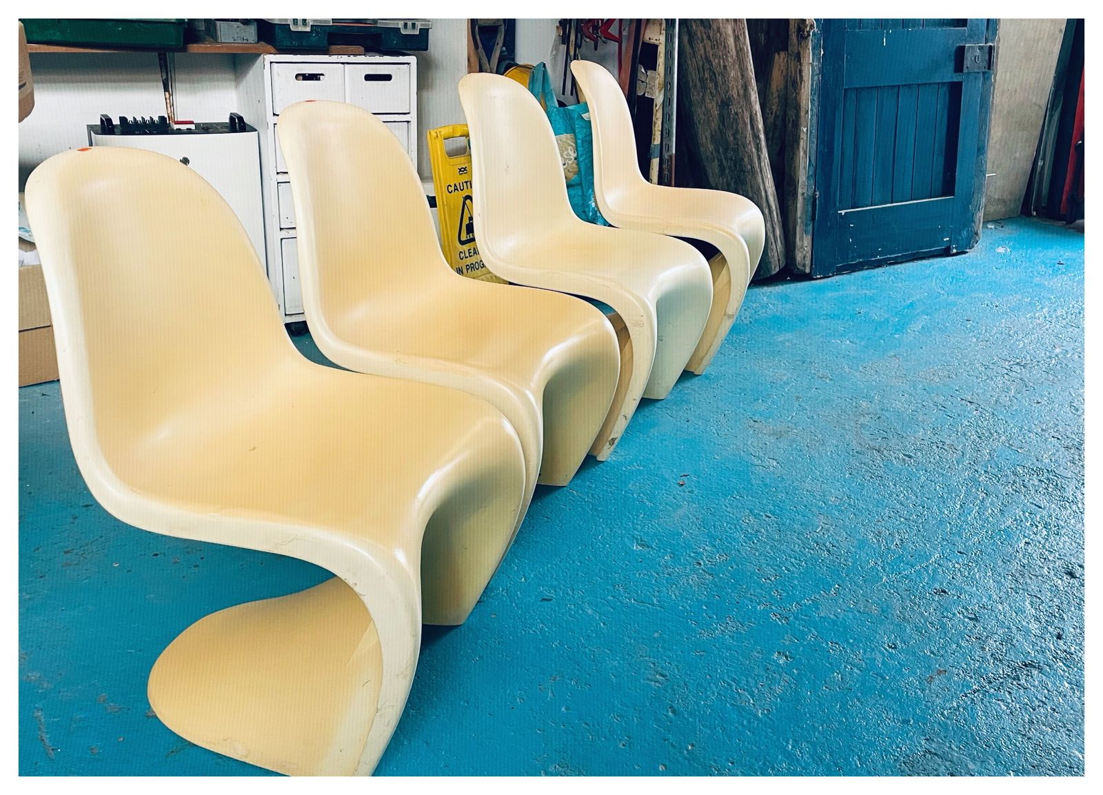 Verner Panton Chairs For Hermann Miller X4 (The Whole Set) photo furniture
