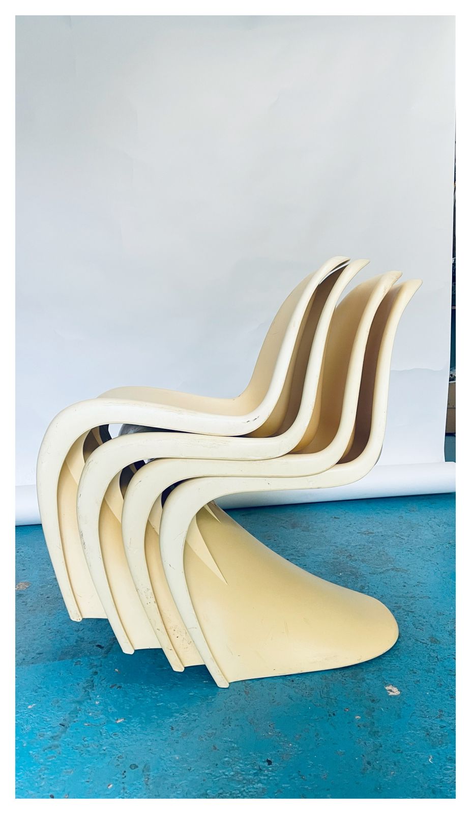 Verner Panton Chairs For Hermann Miller X4 (The Whole Set) photo for sale