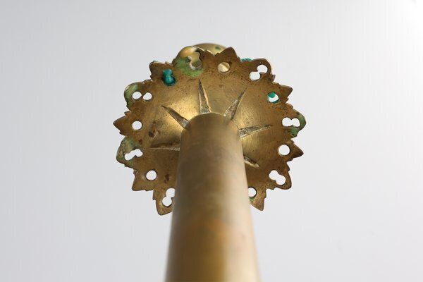 Antique French Copper Candlesticks In Baroque Style, 1900s, Set Of 2 photo buy