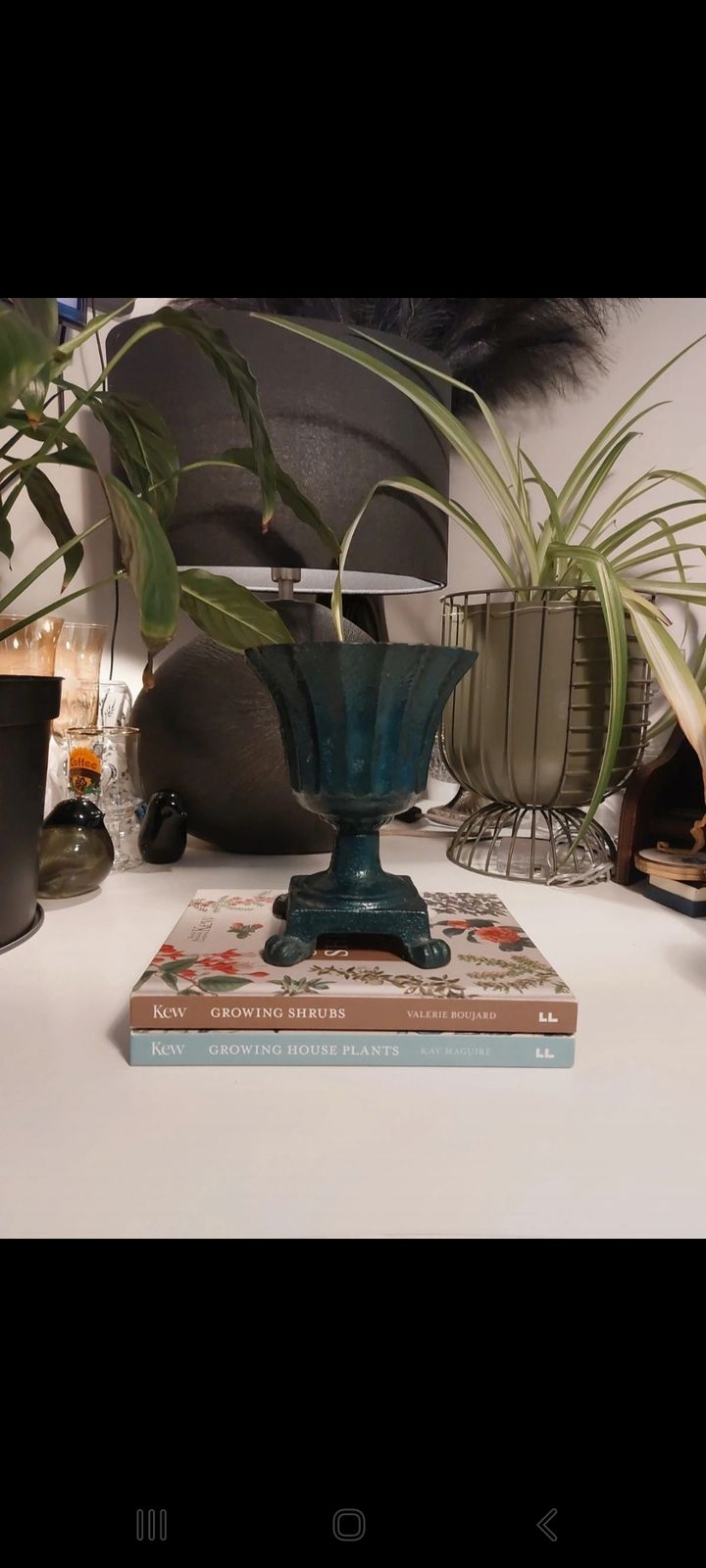 Vintage French Cast Iron Urn, Early 20th Century
