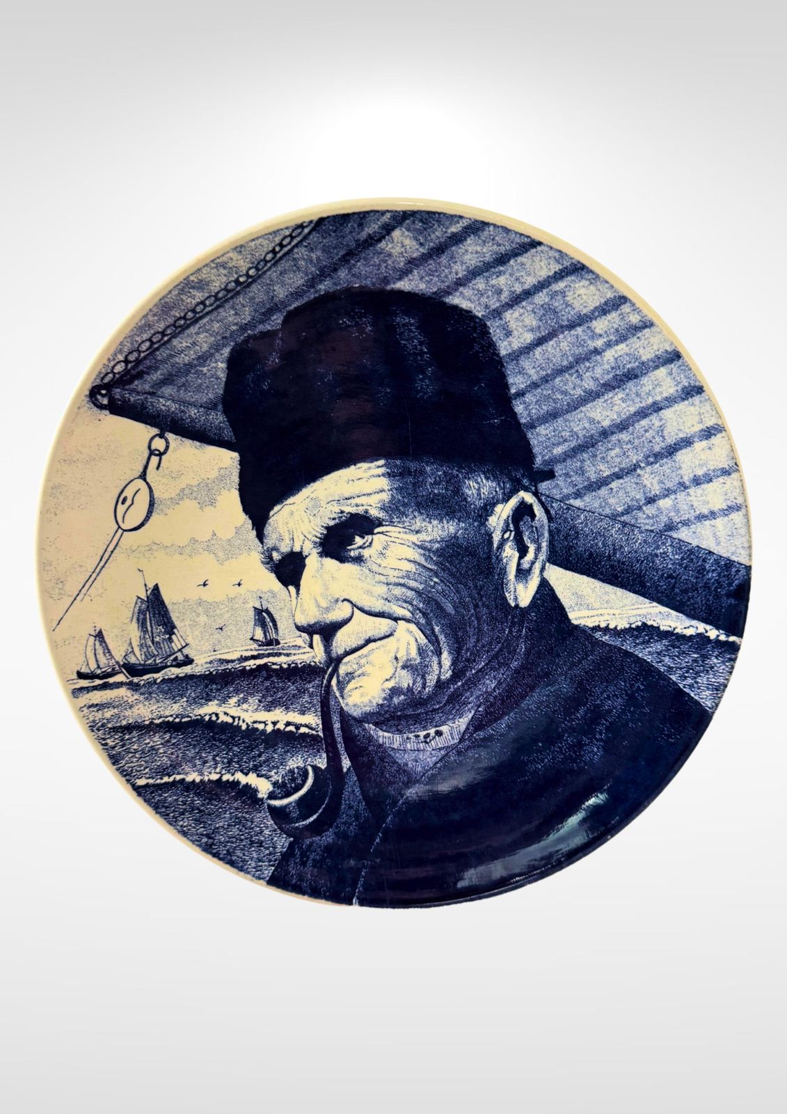 Delfts Blauw Chemkefa Holland Porcelain Charger Wall Hanging Plate photo Home Decor