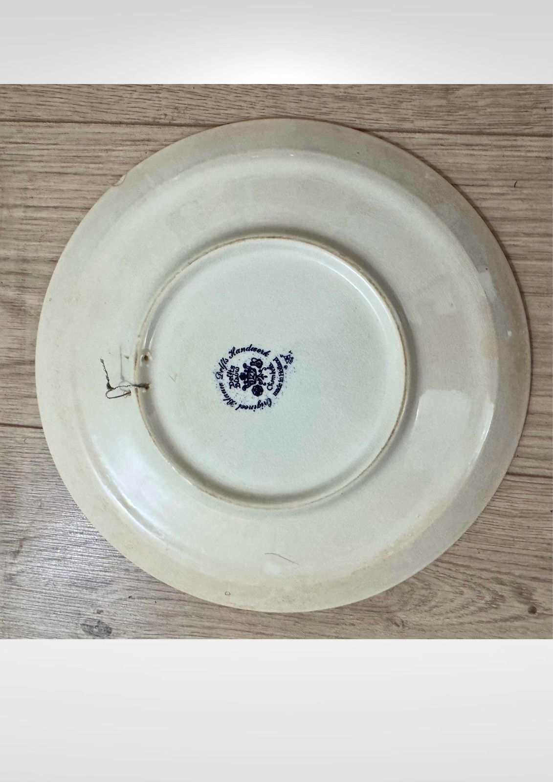 Delfts Blauw Chemkefa Holland Porcelain Charger Wall Hanging Plate photo buy