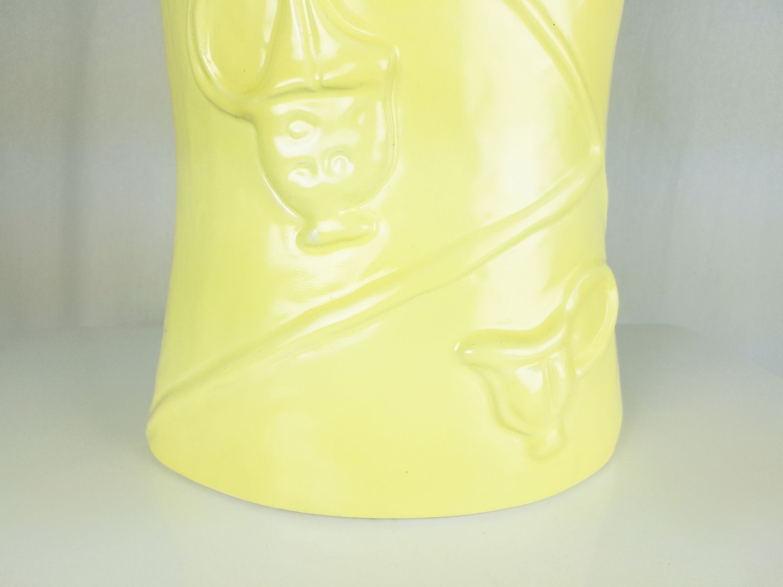 Mid Century Yellow Ceramic Umbrella Stand By Antonia Campi For S.C.I. Laveno, 1949 photo Home Decor