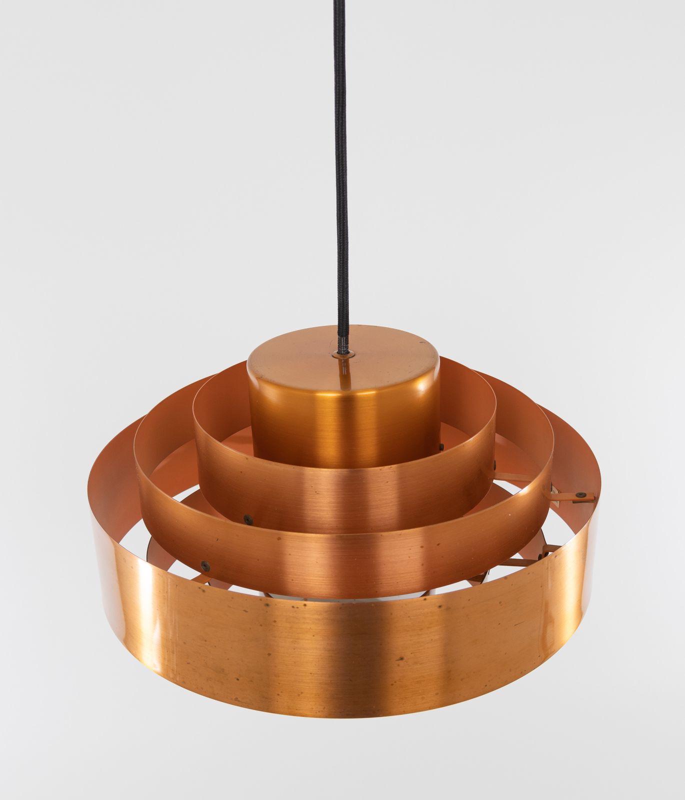 Copper Ultra Pendant By Jo Hammerborg For Fog & Mørup, 1960s photo 740.0