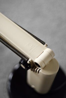 Vintage Scandianavian Beige Plastic Table Lamp By Tom Ahlström & Hans Ehrich For Fagerhults, 1975 photo Lighting