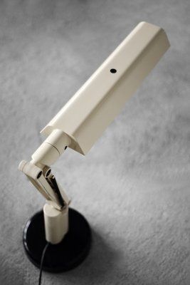 Vintage Scandianavian Beige Plastic Table Lamp By Tom Ahlström & Hans Ehrich For Fagerhults, 1975 photo vintage