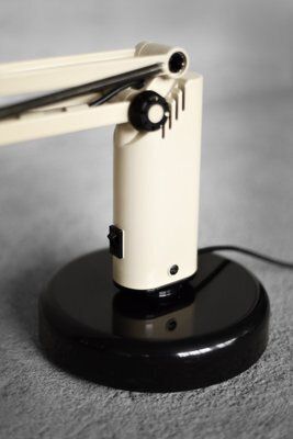 644.0 Vintage Scandianavian Beige Plastic Table Lamp By Tom Ahlström & Hans Ehrich For Fagerhults, 1975 photo