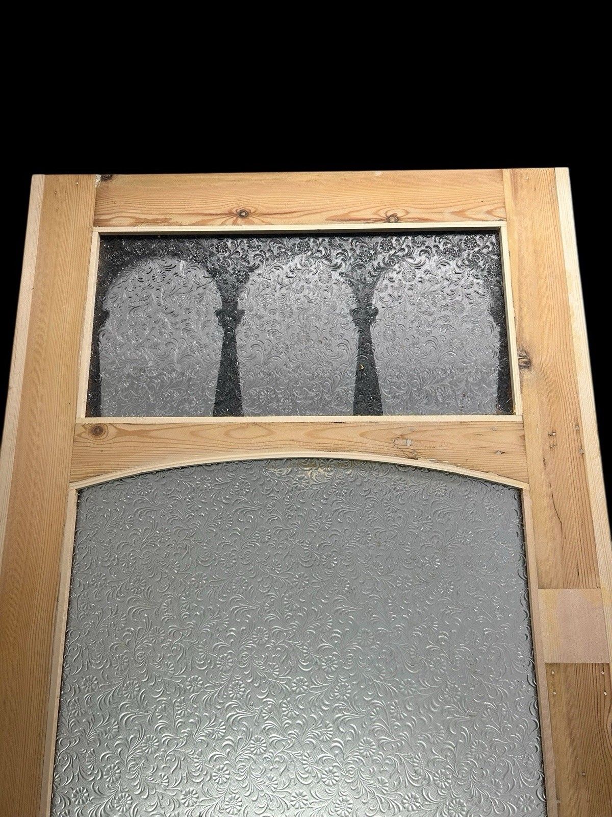photo for sale Edwardian Front Door Old Antique Period Reclaimed Original Glass Refurb C1905
