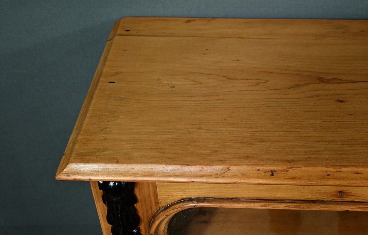 Pine Display Cabinet – 1920, 1920s photo vinterior