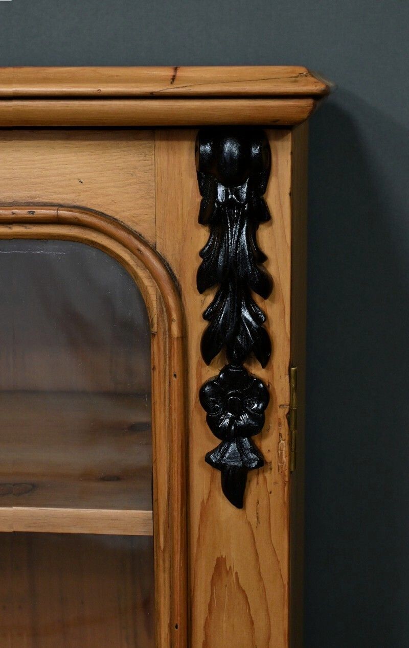Pine Display Cabinet – 1920, 1920s photo buy