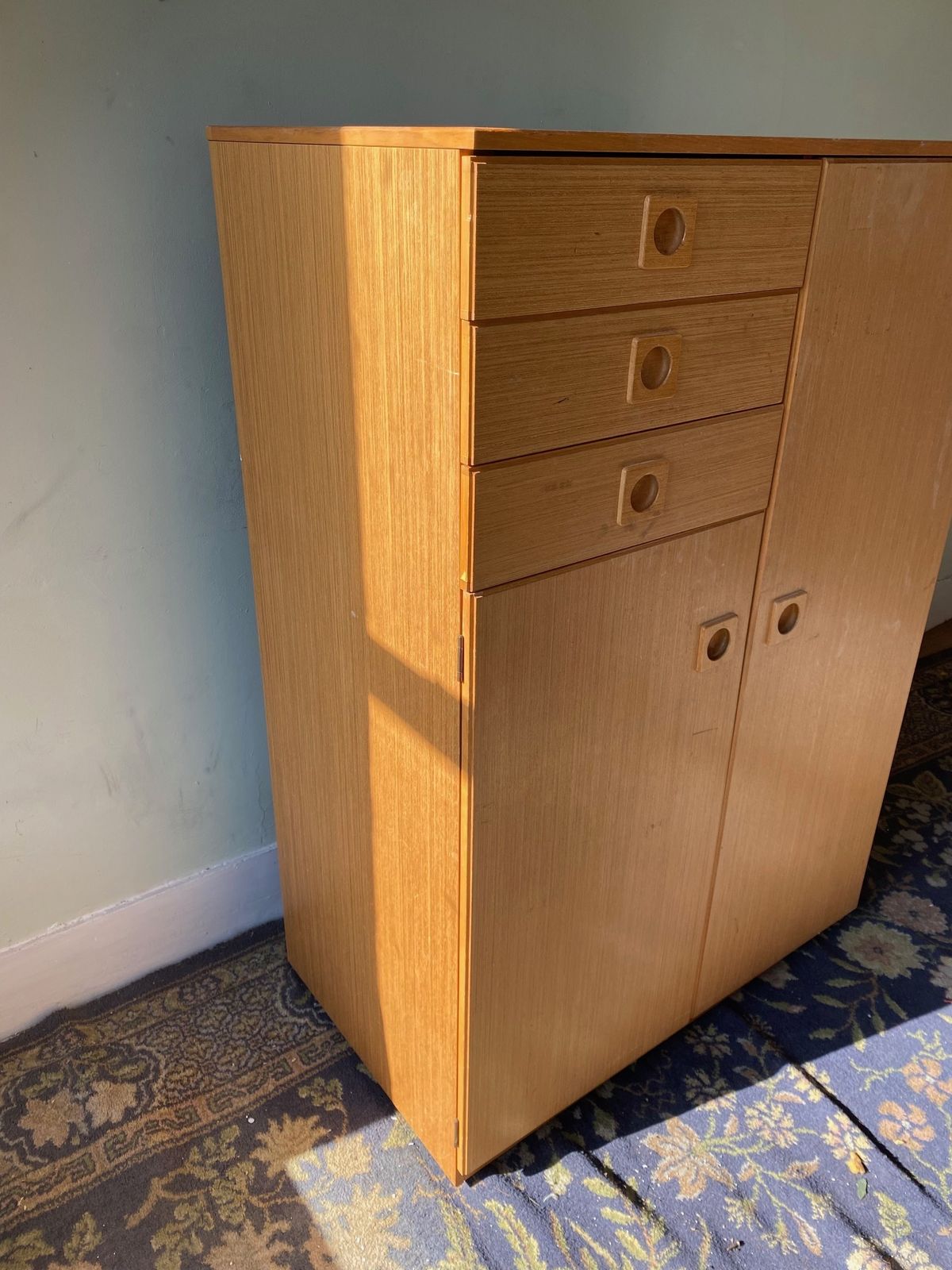 Art Deco Schreiber Small Wooden Wardrobe photo furniture