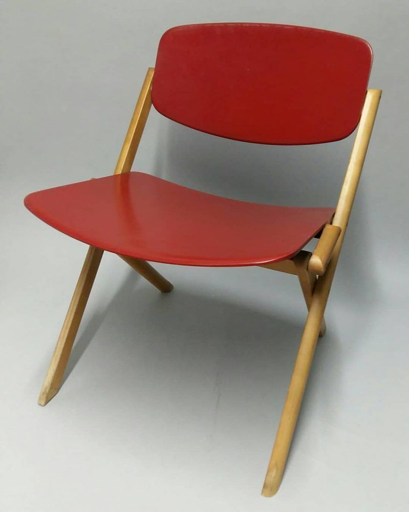 Jean Claude Duboys (1938 1999) Folding Low Chair. Circa 80. Edition Of Time