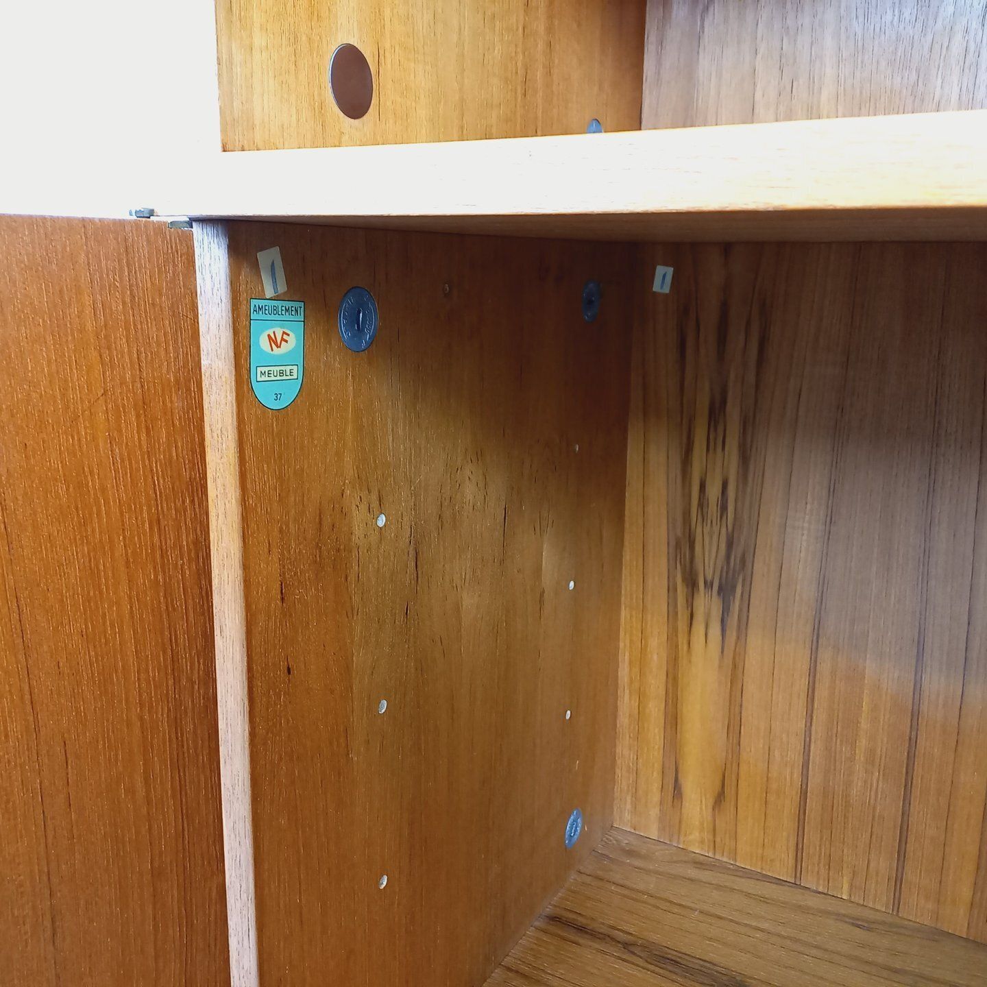 3361.0 Louis Paolozzi Teak Storage Unit With Secretary photo