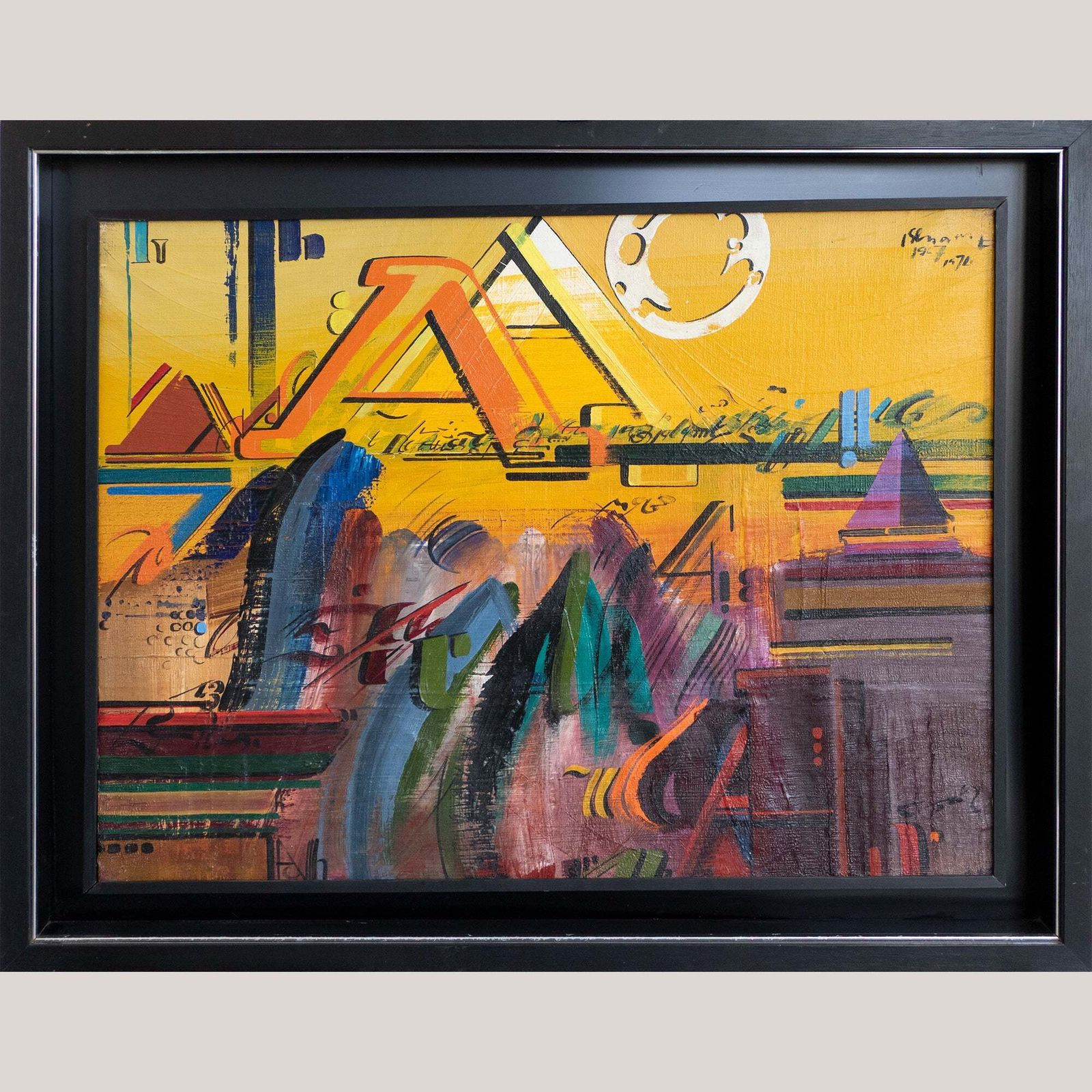 Abstracte Geometrische Compositie – Jaume Genovart – 1976 photo furniture