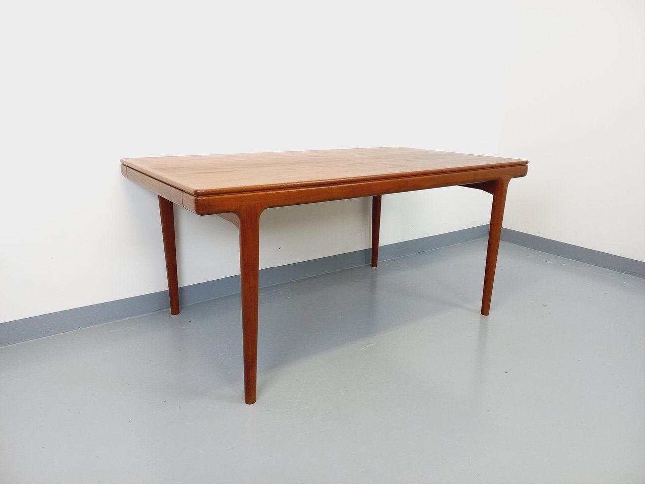 Scandinavian Rectangular Table In Pine By Johannes Andersen For Samcom In Teak