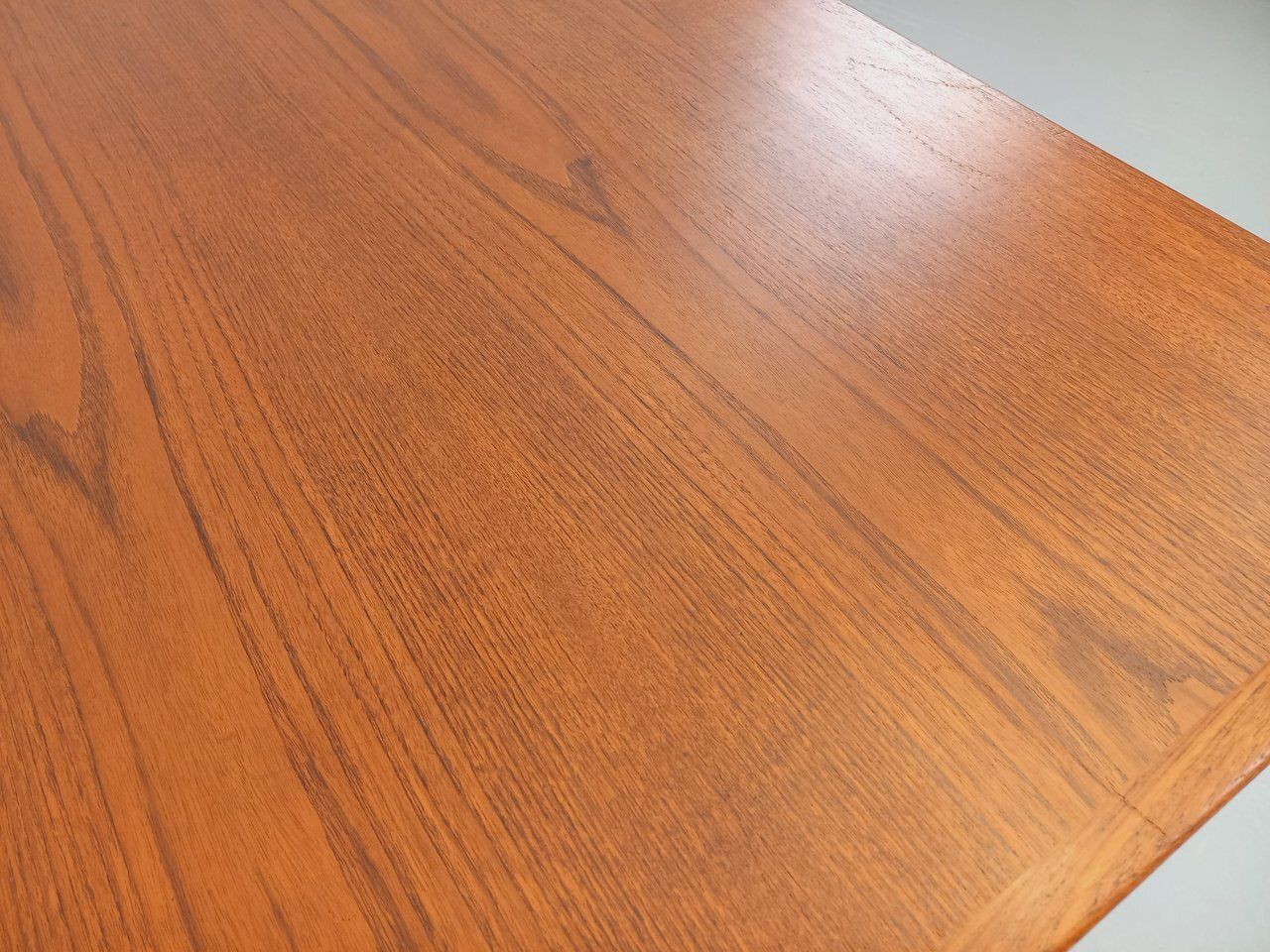 3013.0 Scandinavian Rectangular Table In Pine By Johannes Andersen For Samcom In Teak photo