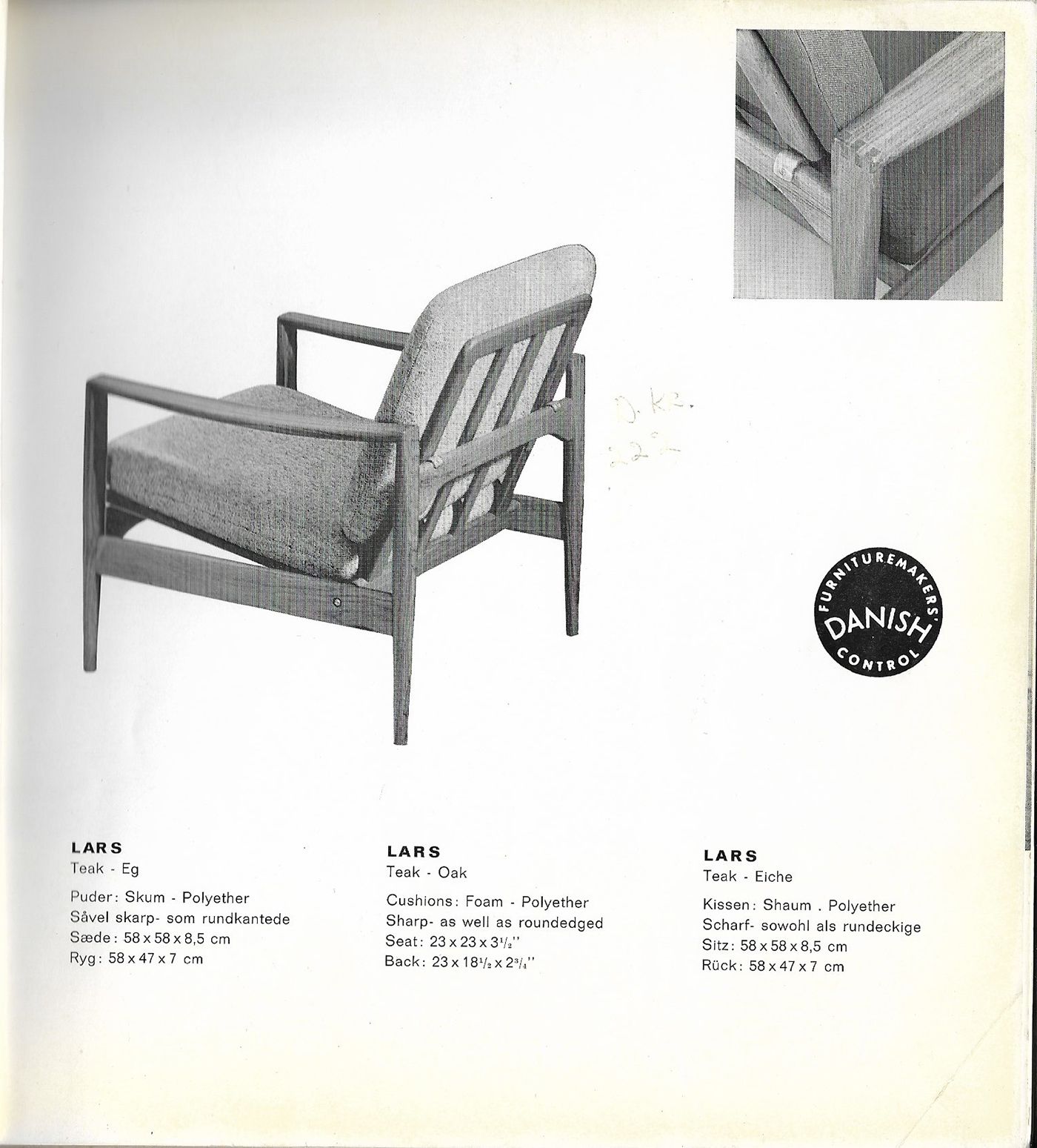 4300.0 Mid Century Lounge Chairs In Oak By Niels Koefoed, Danish Design 1950’s photo