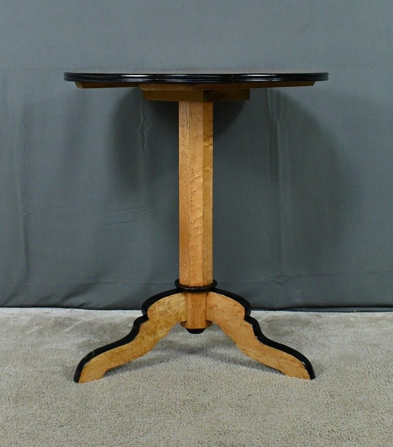 Speckled Maple Pedestal Table, Napoleon III Period – Part 2 Of The 19th Century photo buy