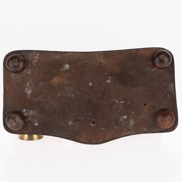Antique Brass Postal Letters Scale With Weights photo Home Decor