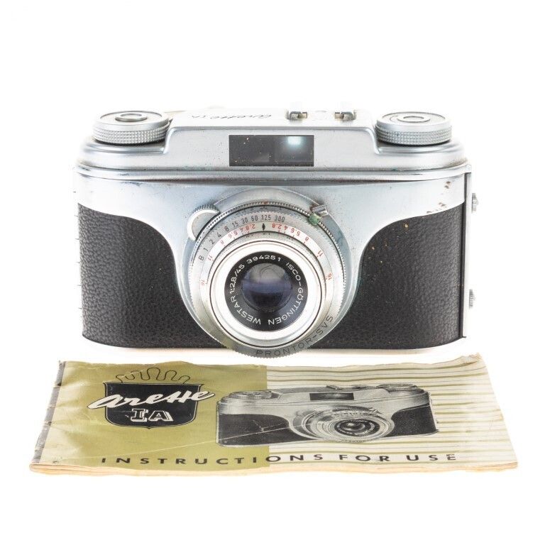 Vintage Retro Arette Ia 35mm Viewfinder Camera With Manual