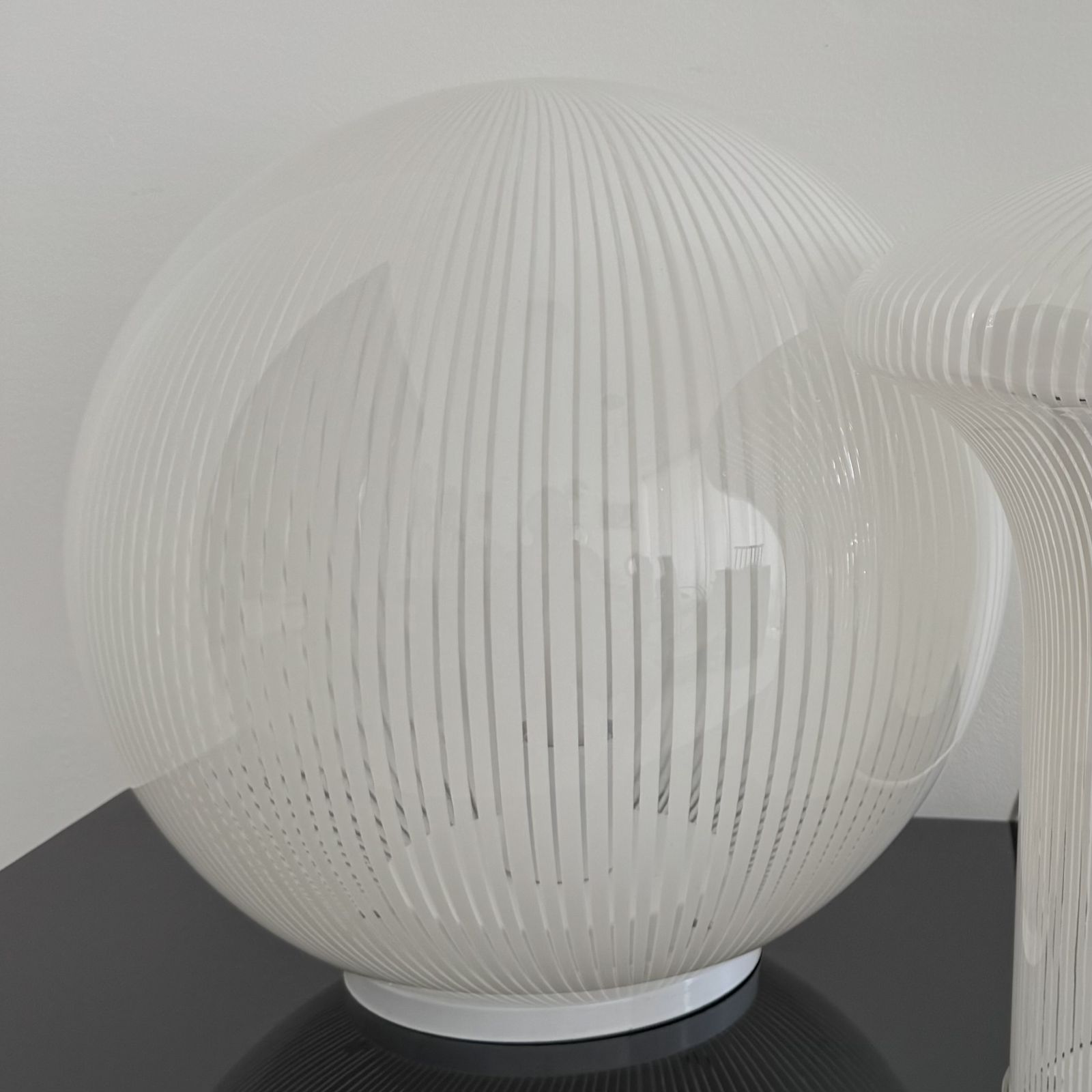 A Large 1970s Venini Murano Tessuto Lamp By Ludovico Diaz De Santillana photo furniture