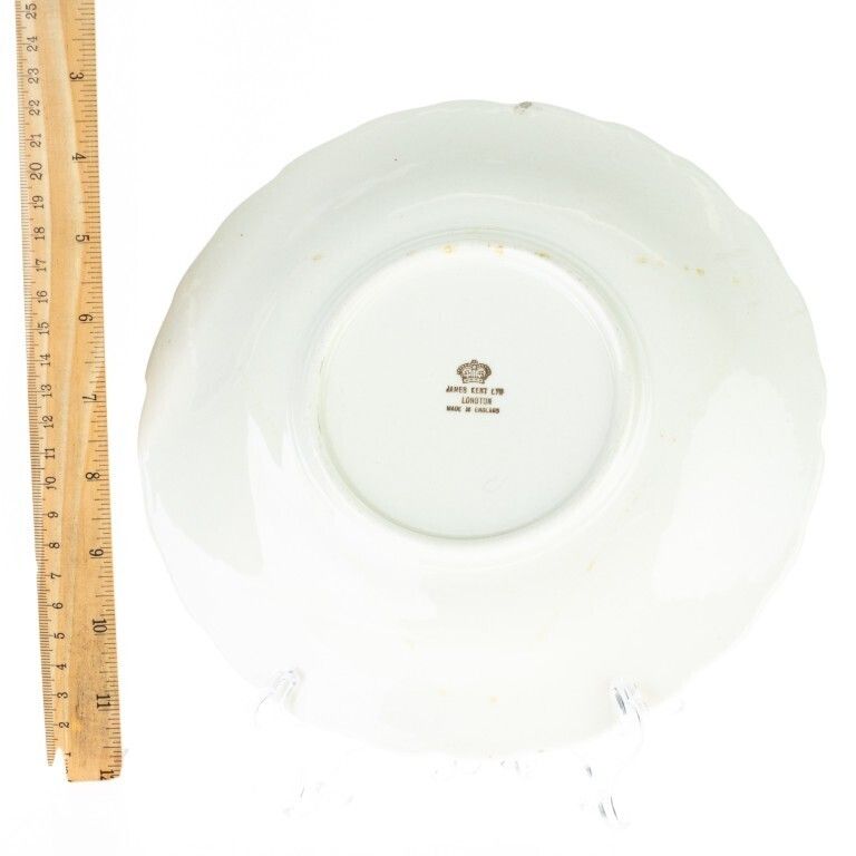 Antique Queen Elizabeth II Commemorative Porcelain Plate By James Kent Of London photo for sale