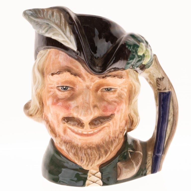 Signed Robin Hood Royal Doulton Porcelain Ceramic Pottery Toby Jug