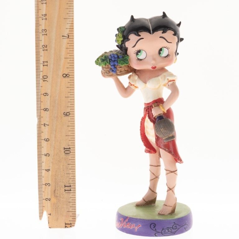 Betty Boop “Viva Vino!” Limited Edition Danbury Mint Collector’s Figure photo Home Decor