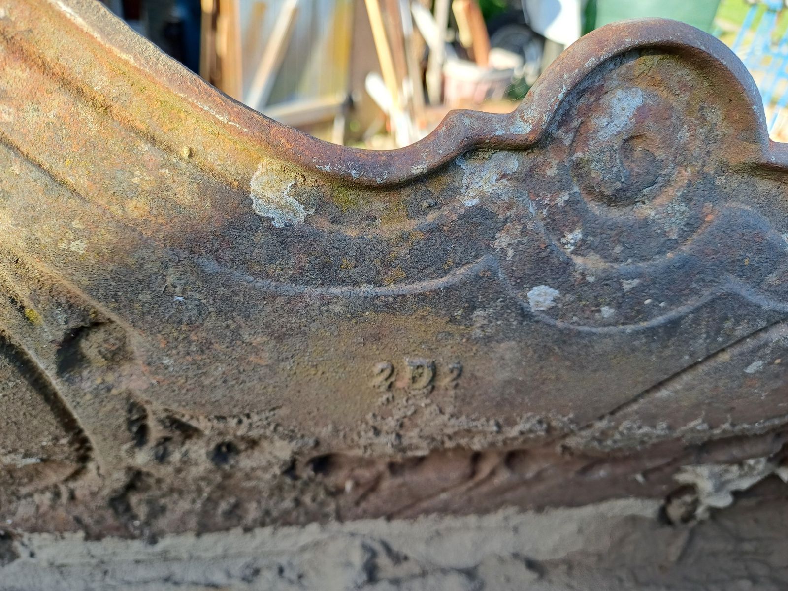 Large 1900 Cast Iron Planter In Rocaille Style: Charleville   Mézières photo 390.0