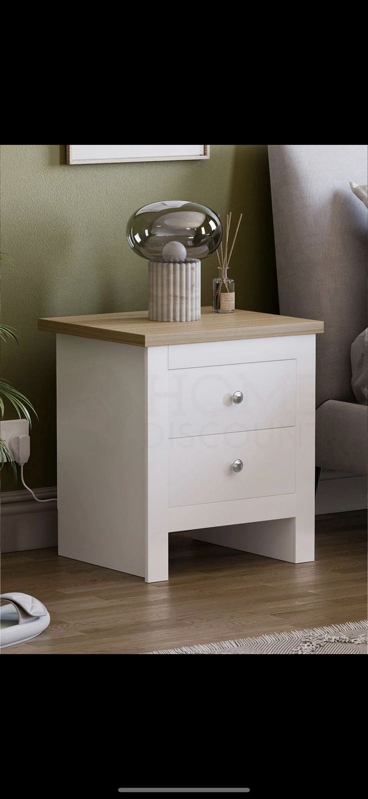 Arlington 2 Drawer Chest Of Drawers Storage Bedroom Furniture photo Furniture