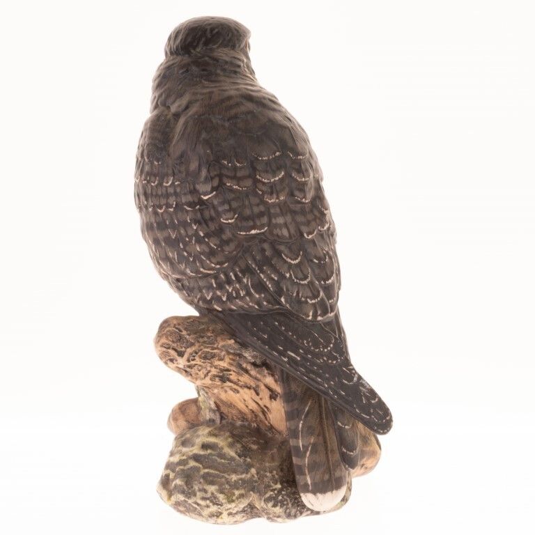 Signed Royal Doulton Porcelain Ceramic Pottery Falcon Sculpture photo furniture
