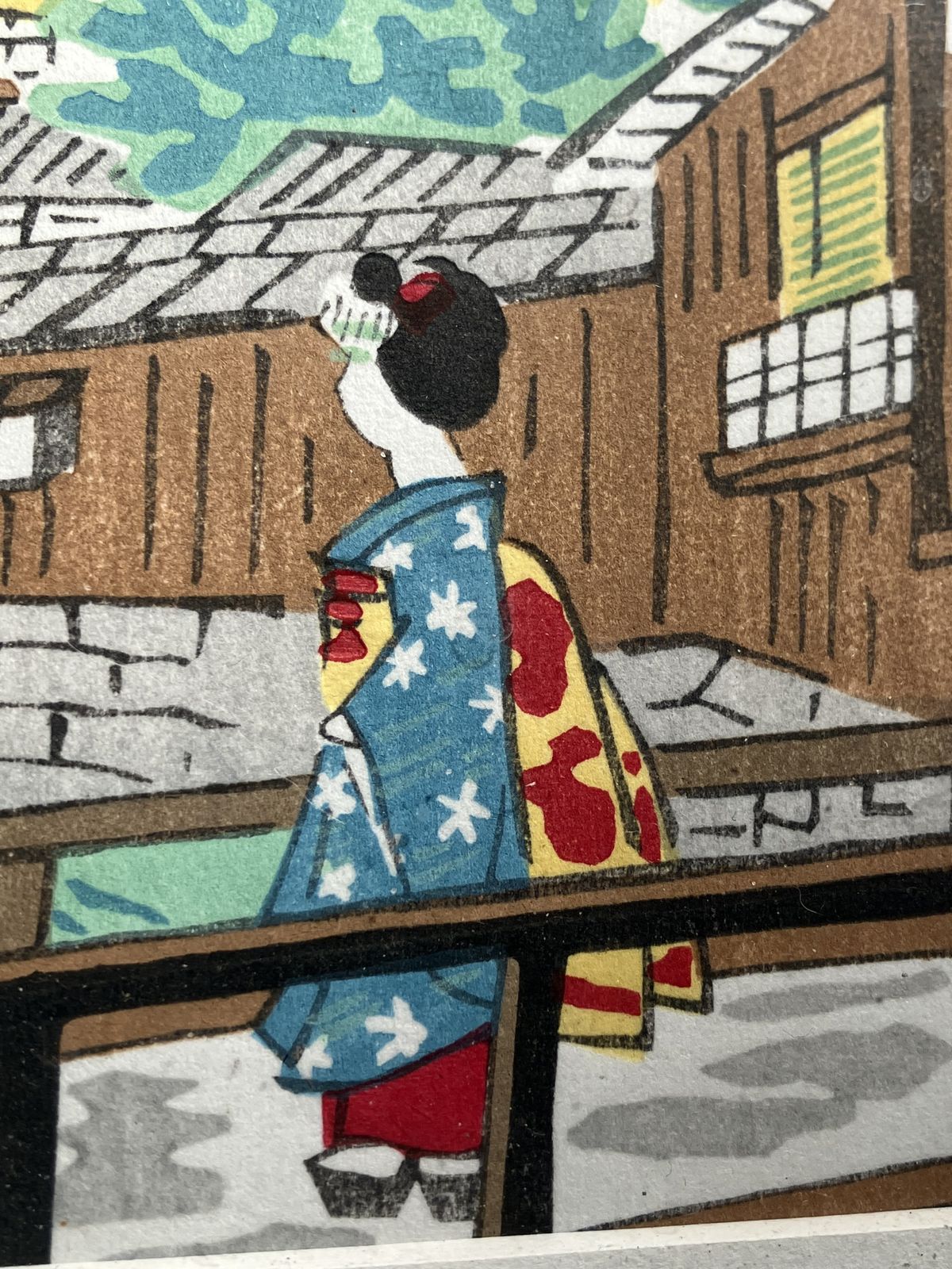 Kyoto Wood Block By Tokuriki Tomikichiro photo 125.0