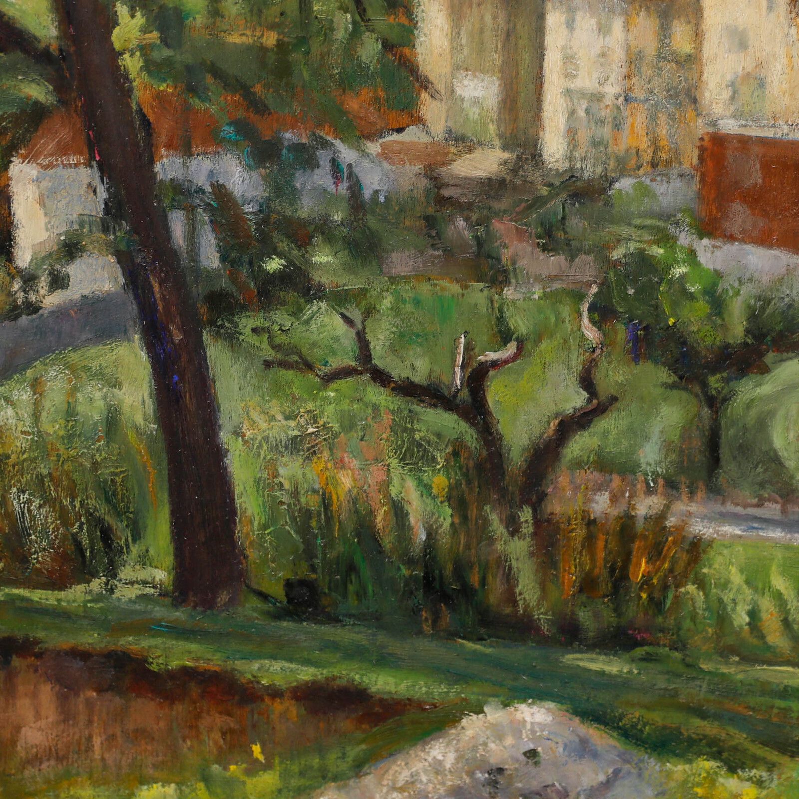Cecile Hertz Eyrolles (1875 1974)   Mid 20th Century Oil, View Of The Valley photo 545.0