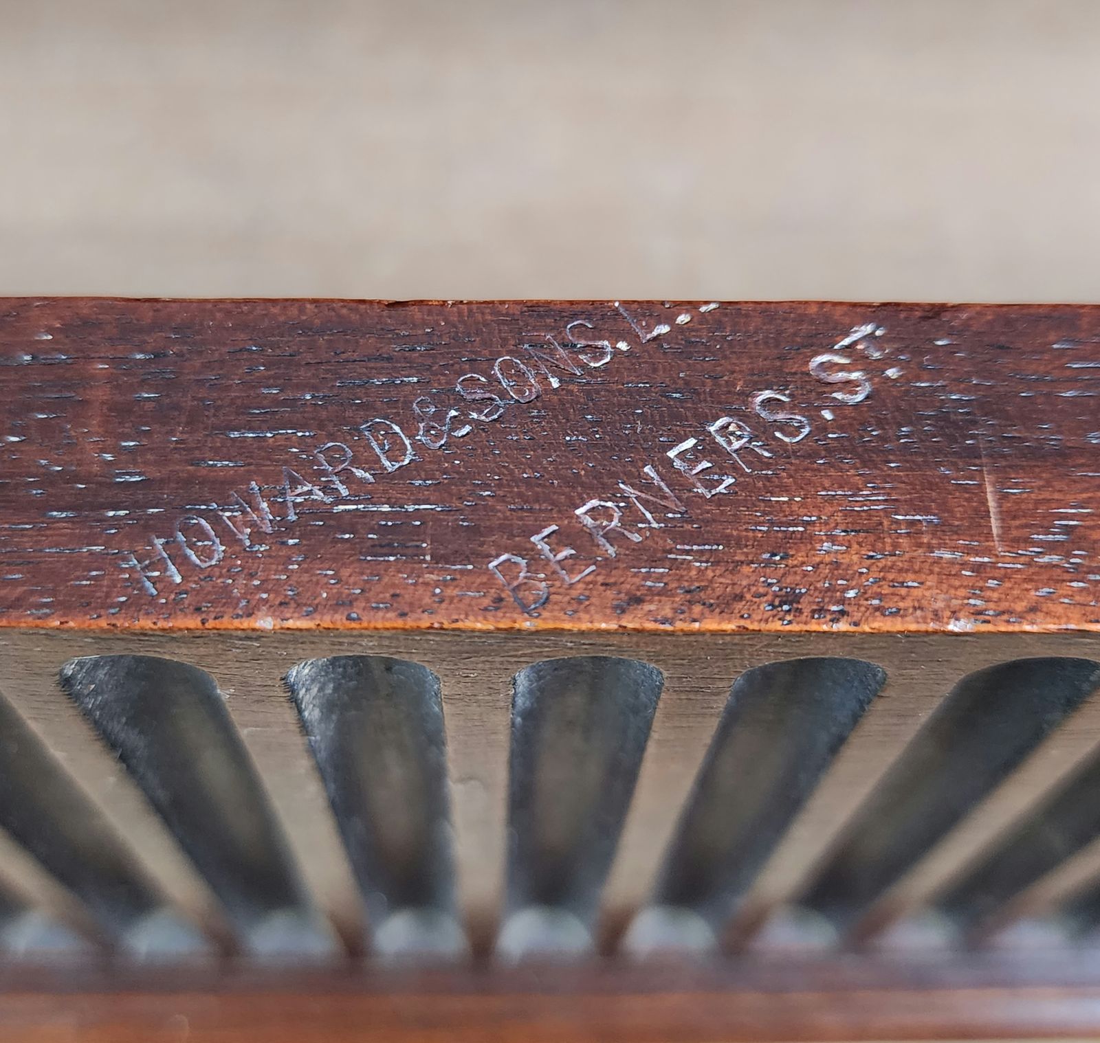 Howard & Sons Mahogany Console Table   Late 19th / Early 20th Century photo Furniture