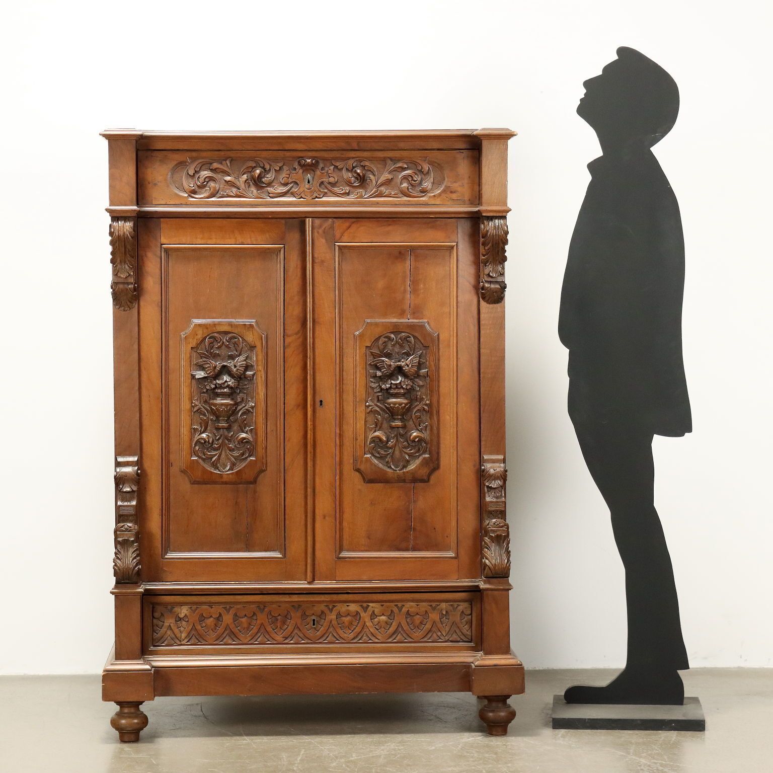 Cupboard Neo Renaissance Walnut Italy XIX Century photo furniture