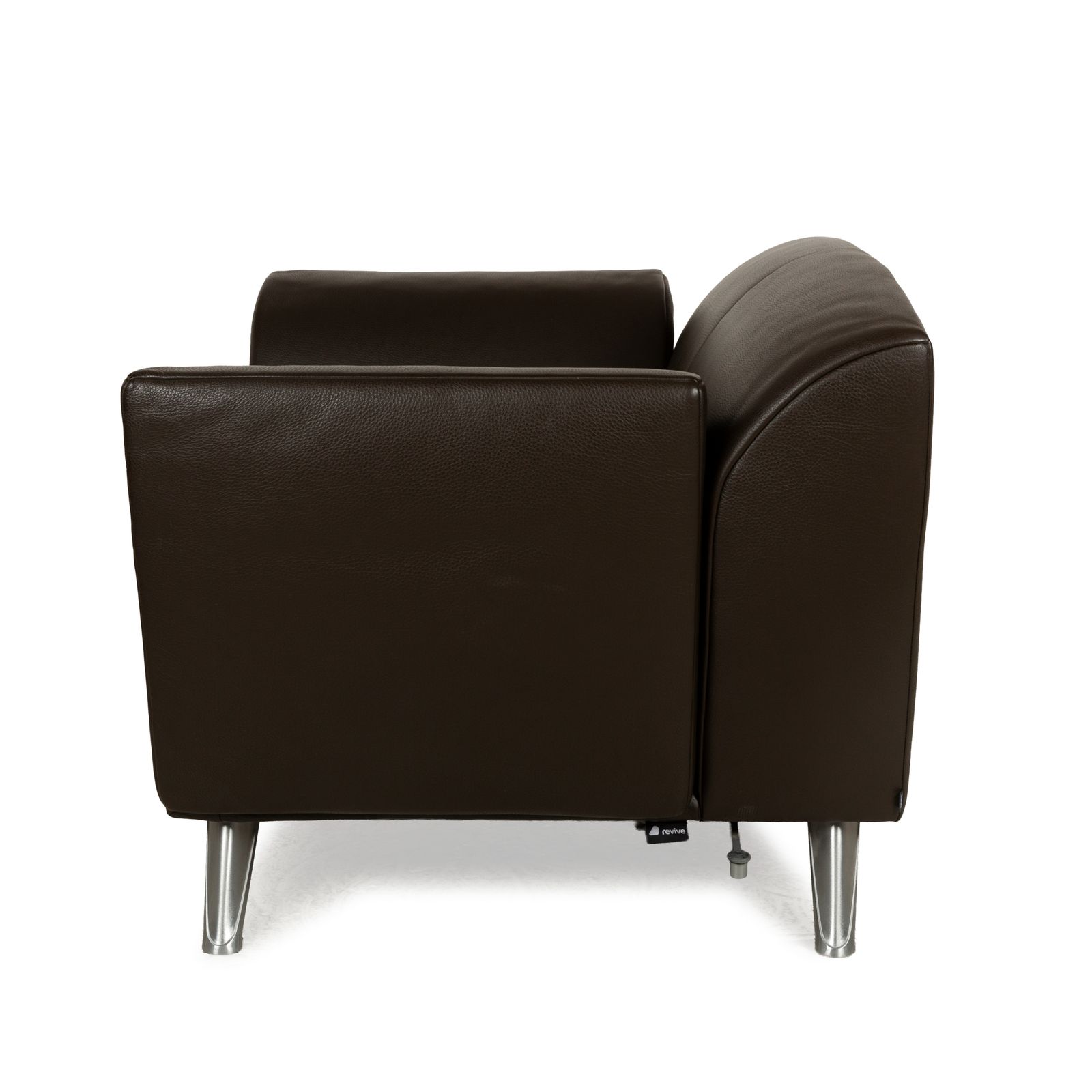 Mobilier Fauteuil Jori Jr 8100 en cuir brun foncé, fonction manuelle photo
