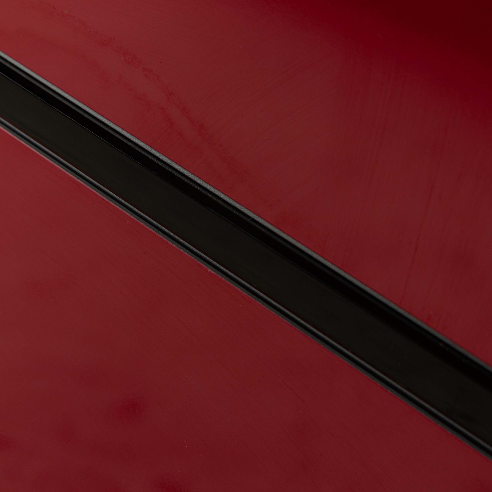 Buffet Spectral Glass gris et rouge, lowboard photo vinterior