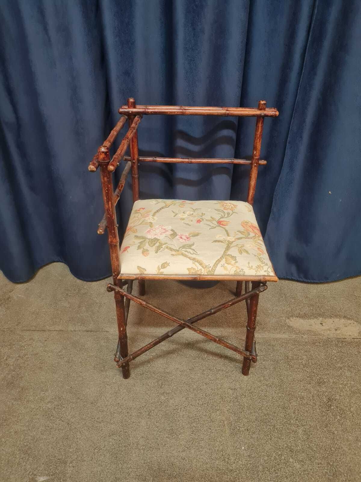 Antique Faux Bamboo Parlor Set By Maison Staněk – Prague, Circa 1910 photo vinterior