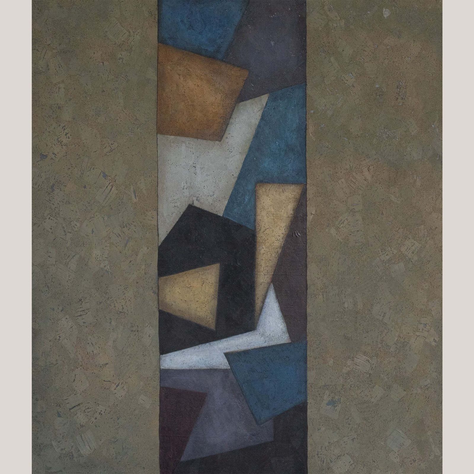Geometrisch Abstract Paneel Van Manuel Rufi Gibert