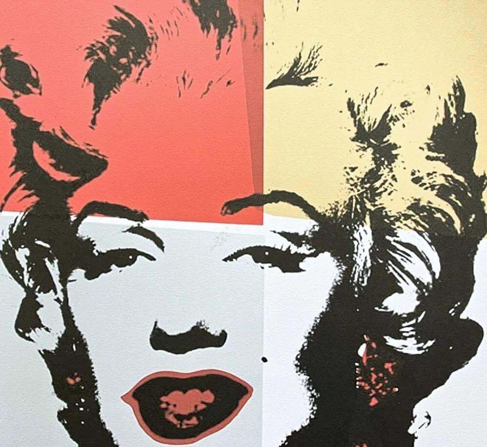 Andy Warhol   Diamond Dust Marilyn photo Art