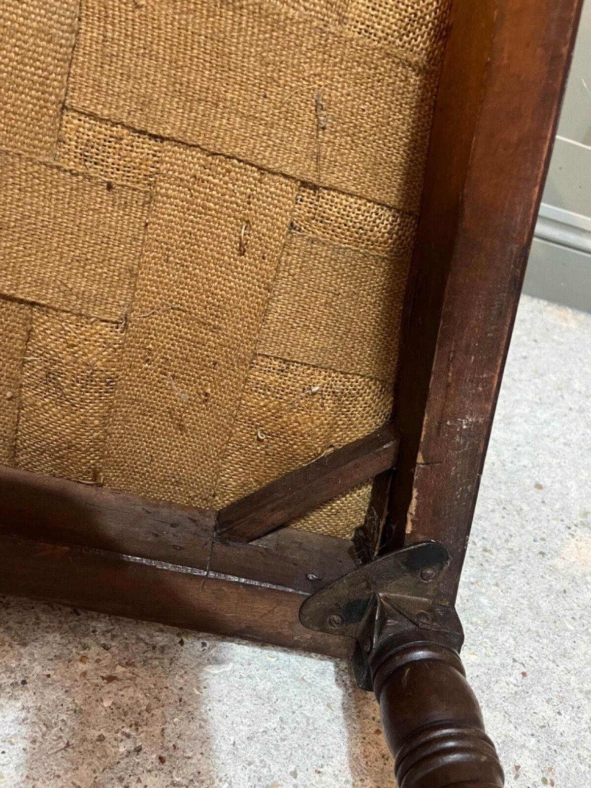 Antique Carver Chair Circa Late 1700’s Tapestry Upholstery Georgian Chair photo furniture