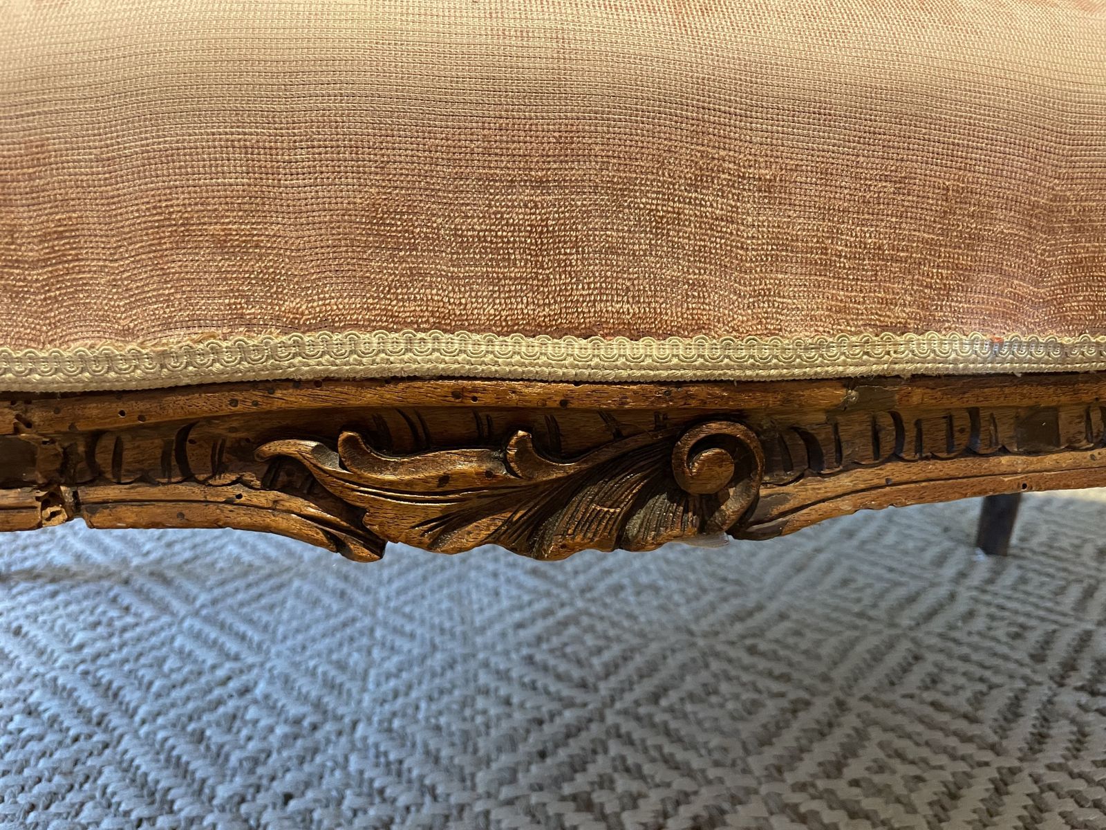 photo for sale Antique French 2 Seater Sofa, 18th Century And Earlier