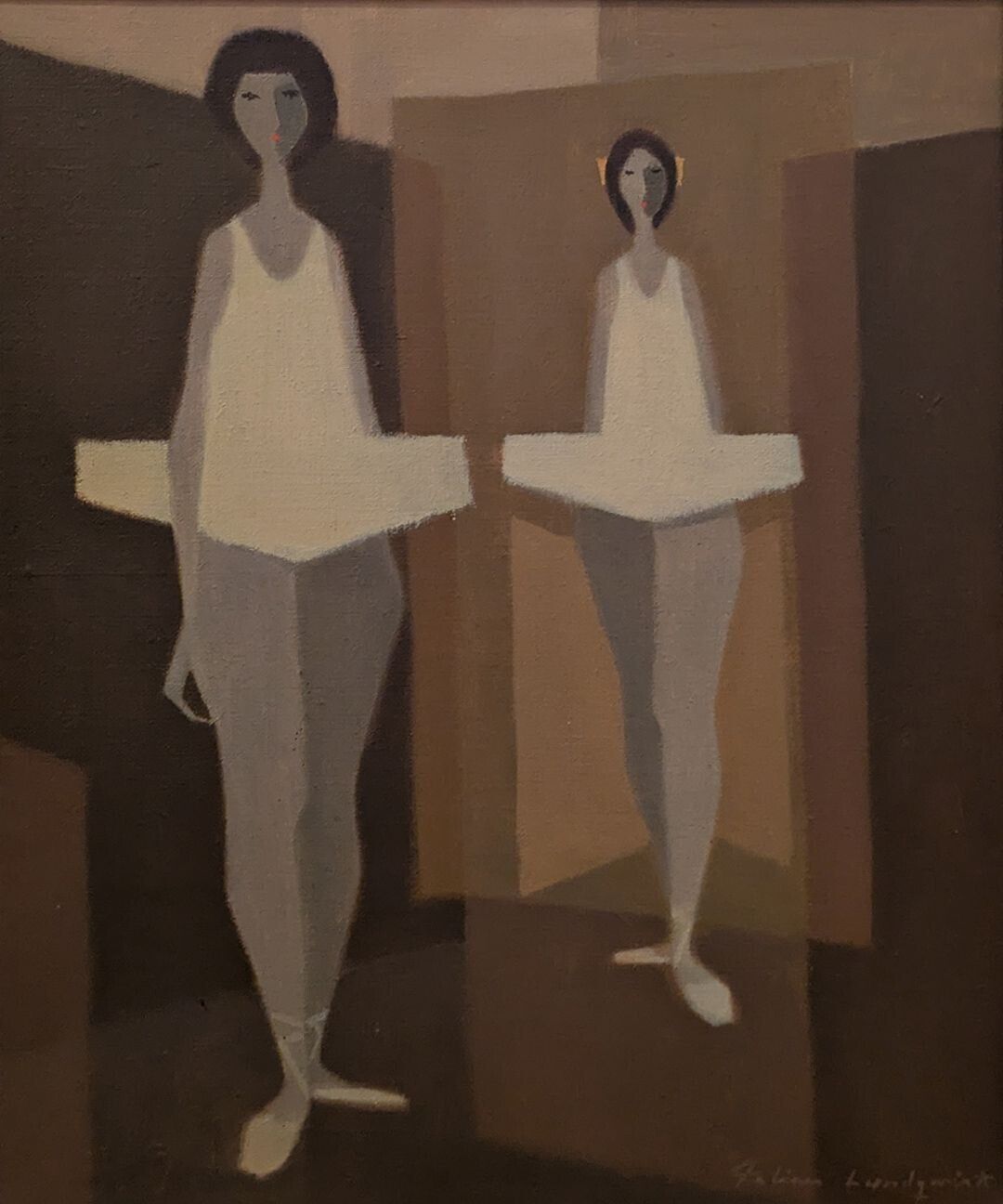 Fabian Lundqvist 'Posing Ballerinas In Sepia' photo furniture
