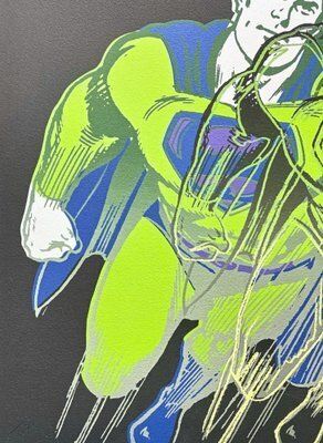After Andy Warhol, Superman Light Green, 1980s, Print photo for sale
