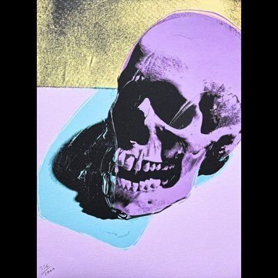 Andy Warhol, Skull Purple, 1980s, Print