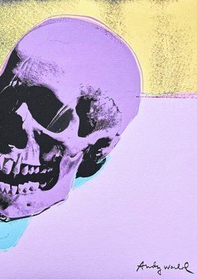 Andy Warhol, Skull Purple, 1980s, Print photo for sale